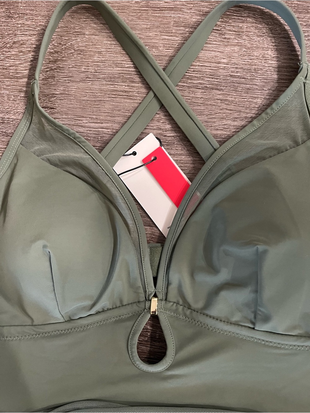 Sculpting Curve Mesh Skirt One-Piece Swimsuit - Picture 9 of 10